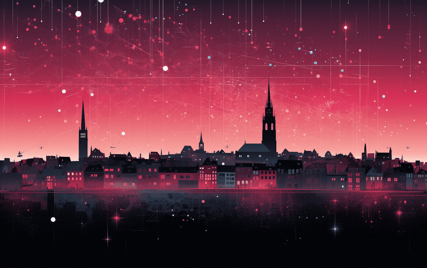 Silhouette von Lübeck